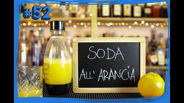 #52 Basi e Premix - Come preparare la SODA ALL'ARANCIA con SPREMUTA FRESCA - by Elia Calò