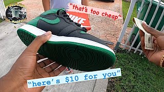LOWBALLING AT SNEAKER MEETUPS (SOLE RESELL ROBBED HIM) 😂
