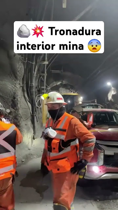 Tronadura interior mina #seguridad #mineria #chile #viralshorts