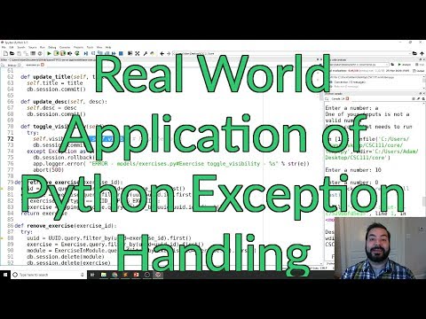 Real World Application of Python Exception Handling