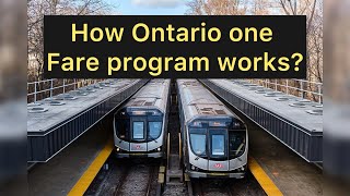 How Ontario’s One fare program works??  #miway #trasitscanada #ontario