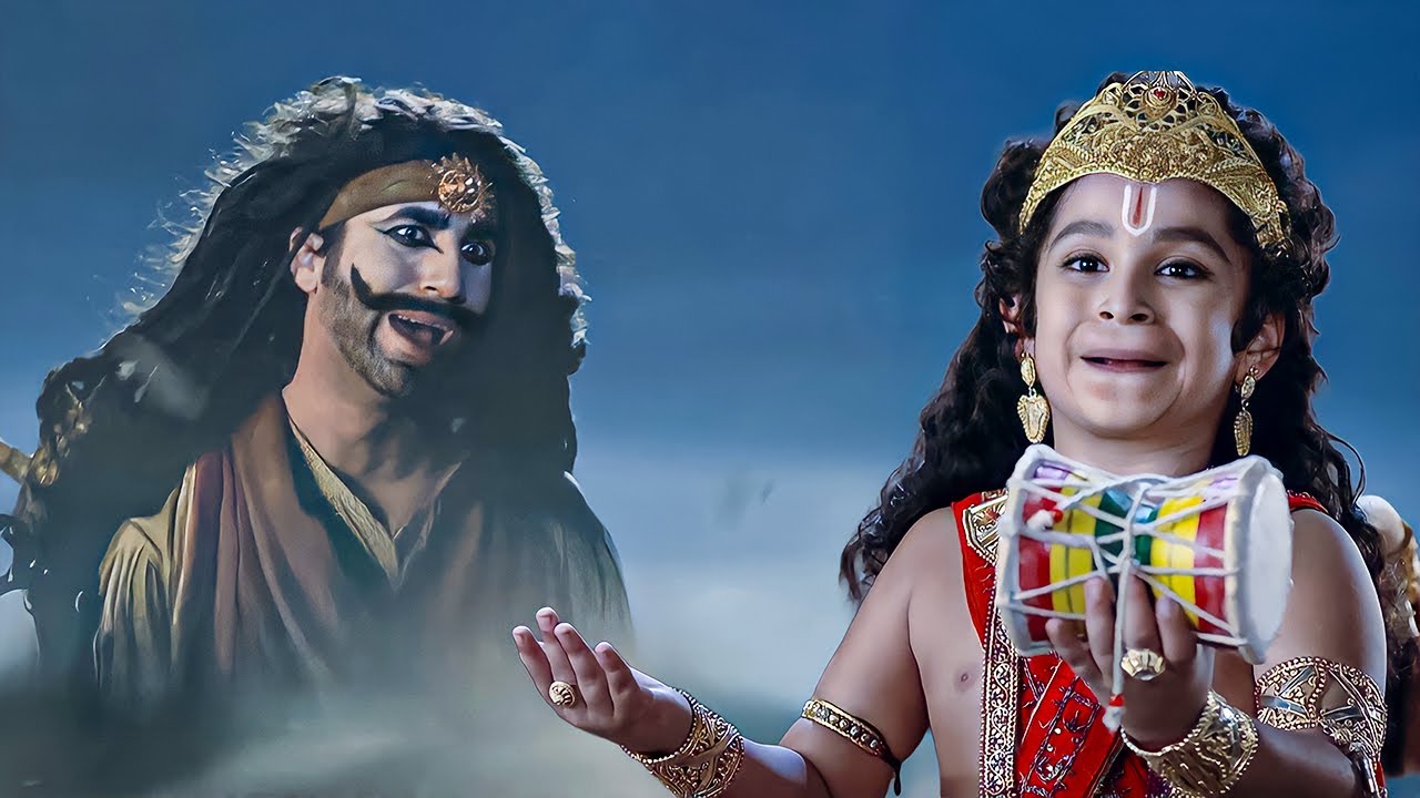 देखो कैसे भोलेनाथ की डमरू की ध्वनि से चक्रासुर को मारुती ने रुलाया | SankatMochan Mahabali Hanuman