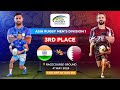 Qatar v india asia rugby mens division 1 2024  3rd place playoff