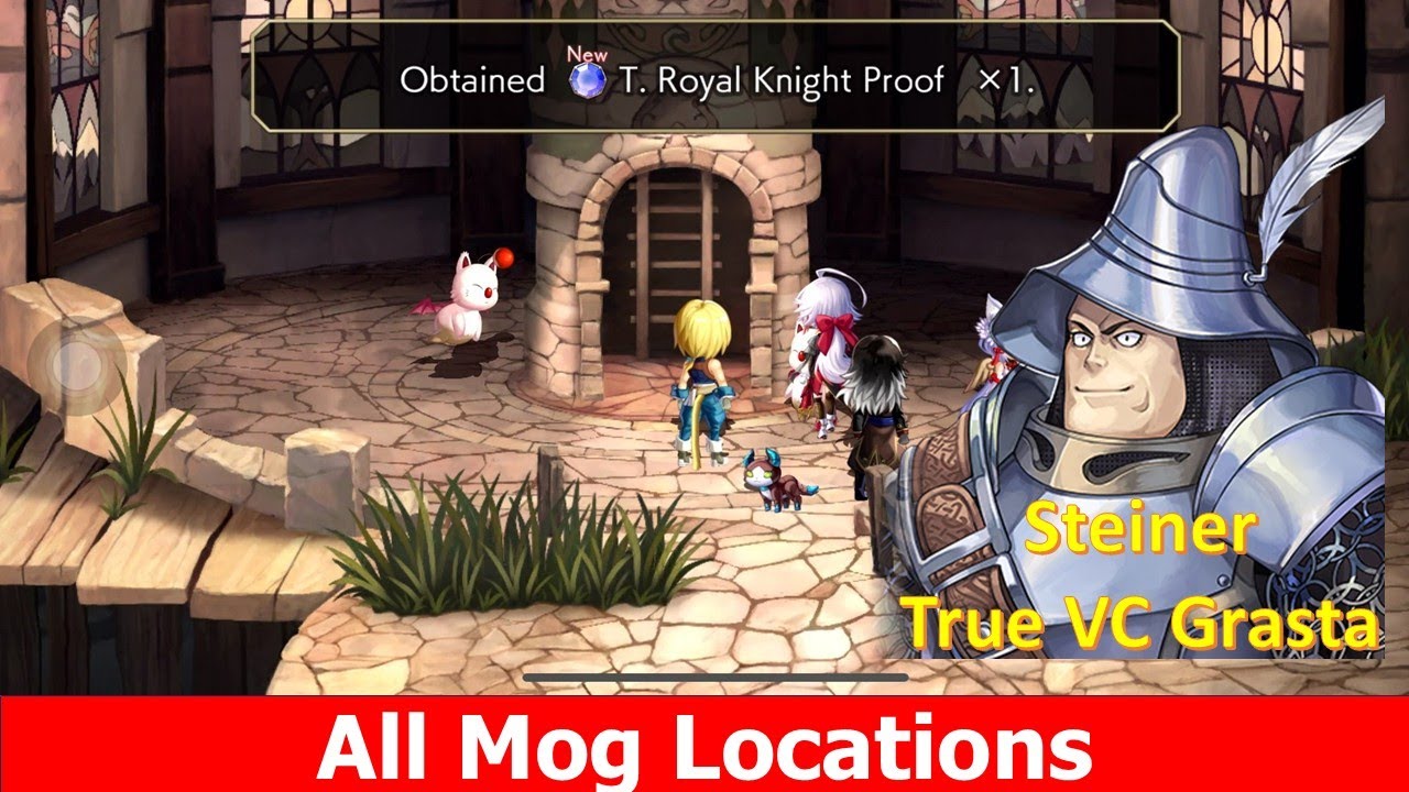 All Mog Net Locations - Steiner VC Grasta - [Another Eden x FF IX Collab/Symphony]