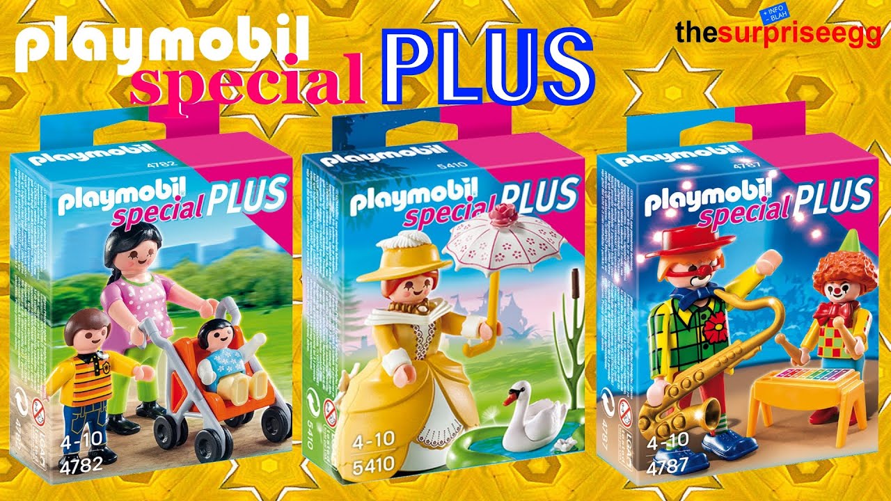 UNBOXING 3 PLAYMOBIL Special PLUS Figures Packs YouTube