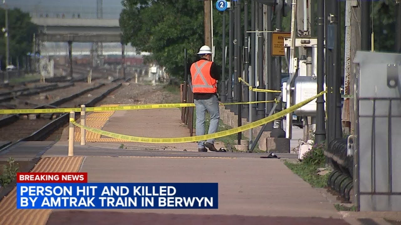Pedestrian struck, killed by Amtrak train near Berwyn; Metra trains ...