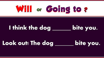 Will or Going To Quiz w/ explanatory notes