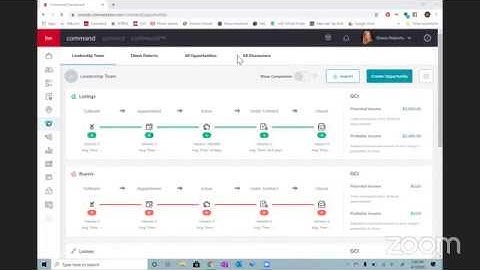 Command Compliance Commissions Tab