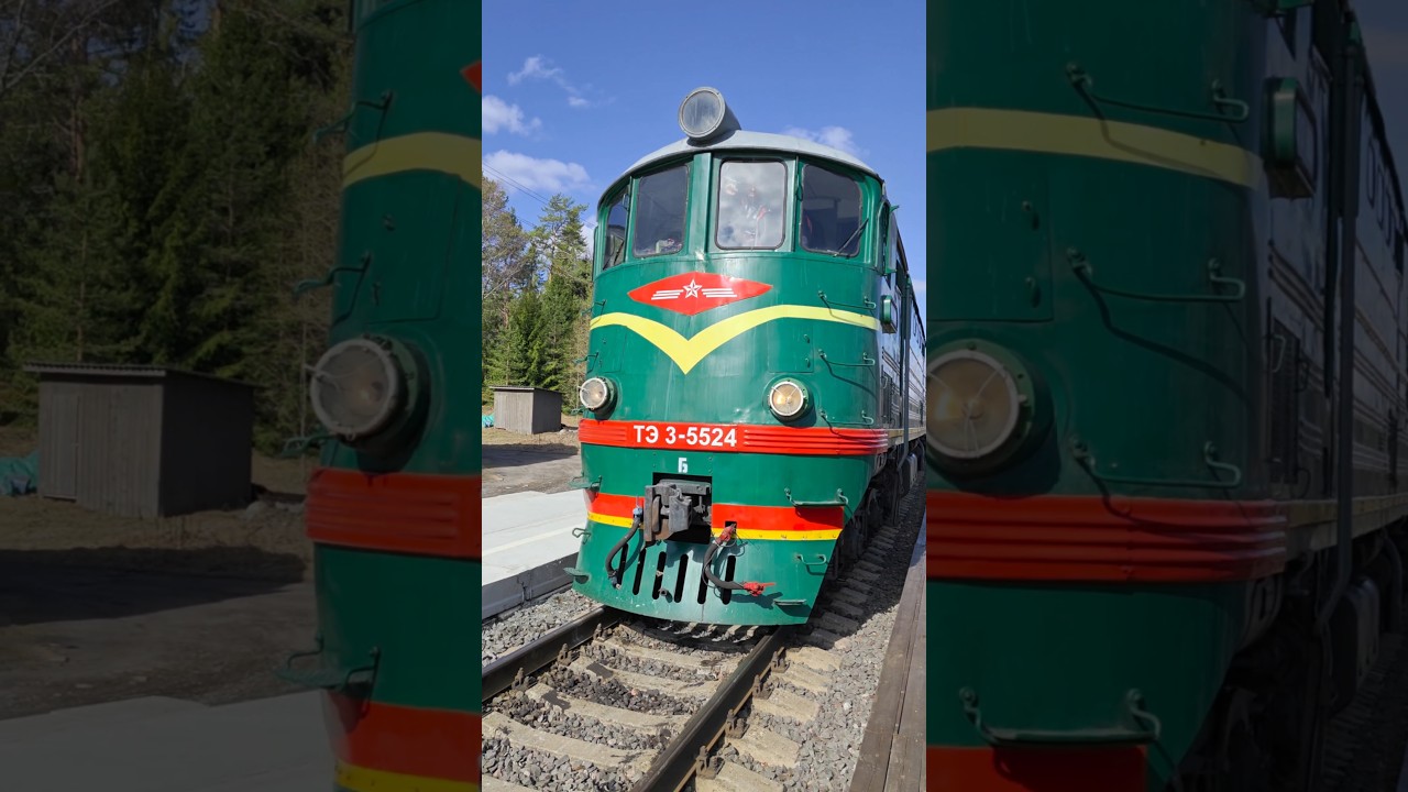 Как он запустился 🤔 Тепловоз ТЭ3 🫡 