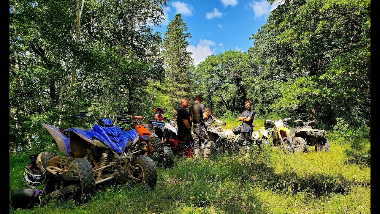 Riding Spider Lake Trails 2024 | Warrior 350, Renegade 1000, 400EX, KFX450, Raptor 350, Grizzly 700