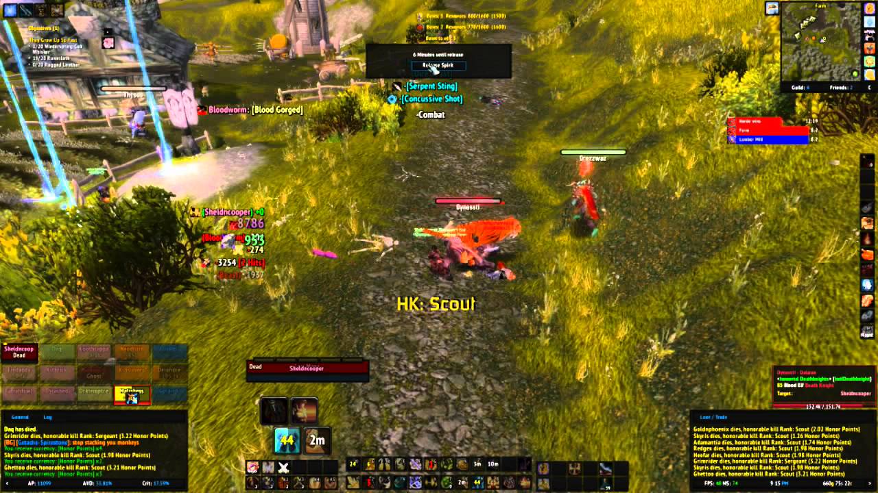 Sporks играет в WoW - Ret Paladin Arathi Basin BG 5.0.5