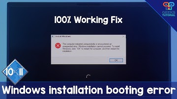 How to Fix Windows Installation Cannot Proceed Error | For Windows 10/11