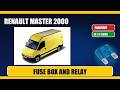 Fuse box location and diagram: renault master 2000 - Schema fusibili