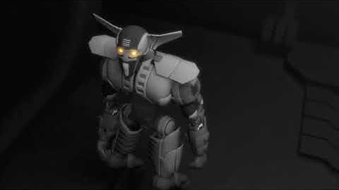 blender 2.80 Robot EEvEE  animation