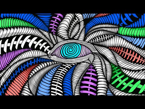 Relaxing Art Therapy Drawing | Eye & Lines for Stress Relief | Mindful Drawing for Inner Peace