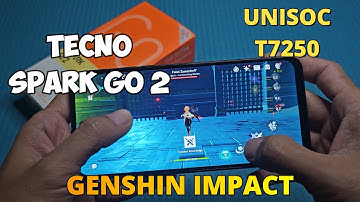 Genshin Impact in Tecno Spark Go 2