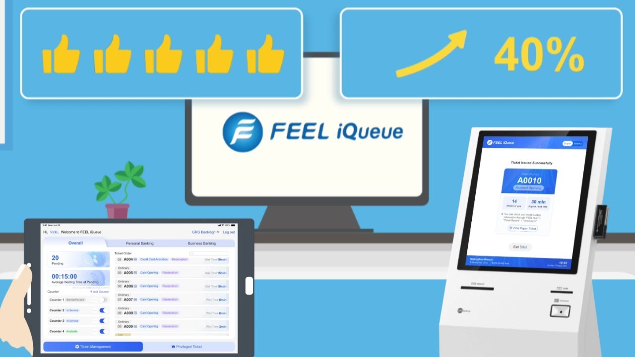 GRGBanking FEEL iQueue: Smarter Queue Management for Seamless Customer Journeys