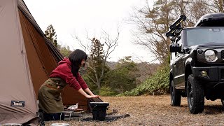 【キャンプ女子】のんびりデイキャンプでかんたん料理