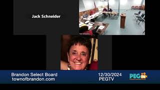 Brandon Select Board - December 30, 2024
