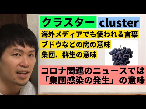 【オーバーシュート？クラスター？】コロナ関連ニュースのカタカナ英語を解説します。