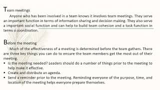 Module VII- Managing Teams