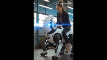 Testdrive Of A Flying Quadruped Robot #robotic #quadrupedrobot #dronerobot #robot#roboties