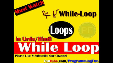 C#-Loops  While Loops in C# Part 2 By Farooq Ahmed programming fun