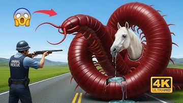 GIANT INSECT vs HORSE! (Unbelievable Rescue)