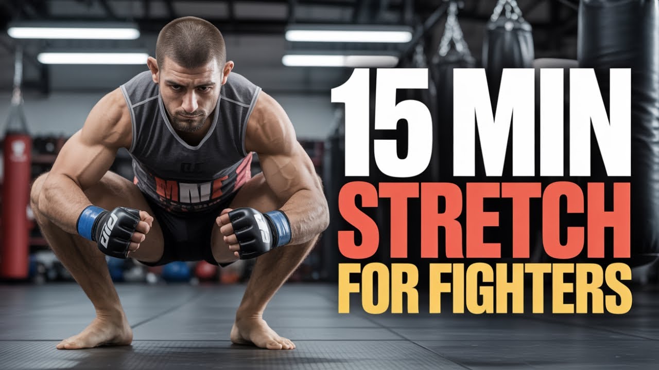 15 Minute Stretching Routine For Fighters and Martial Artists - YouTube