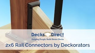 2x6 Rail Connectors by Deckorators