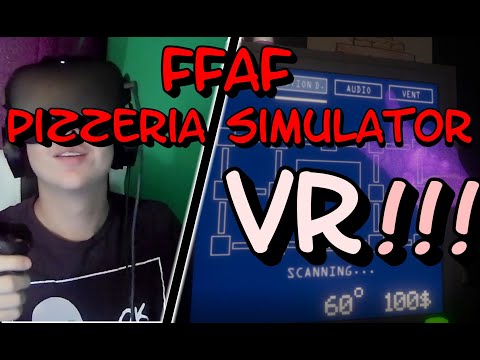 Five Nights At Freddy's Pizzeria Simulator IN VR!!!!