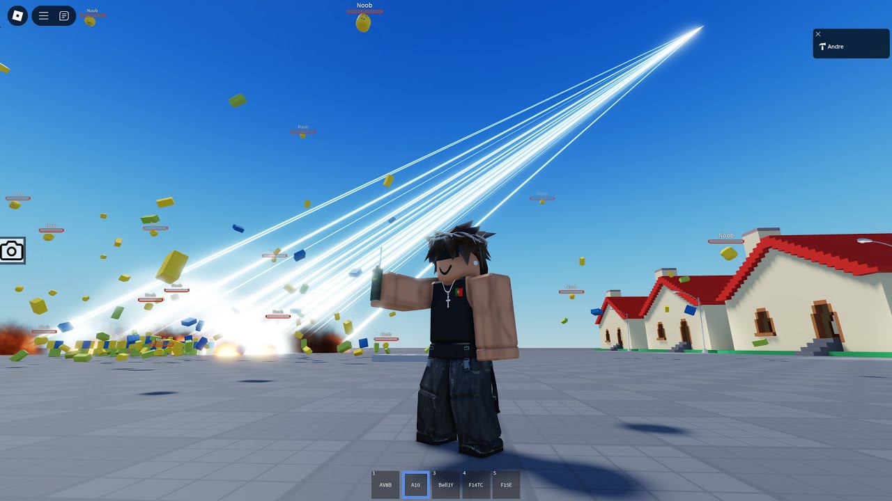 Roblox Studio A-10 Strafe Demonstration - YouTube