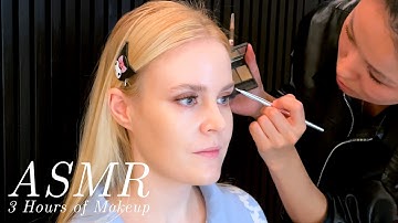 ASMR almost 2 Hours Of Korean Makeup and Hair Styling 🇰🇷 (Unintentional ASMR)