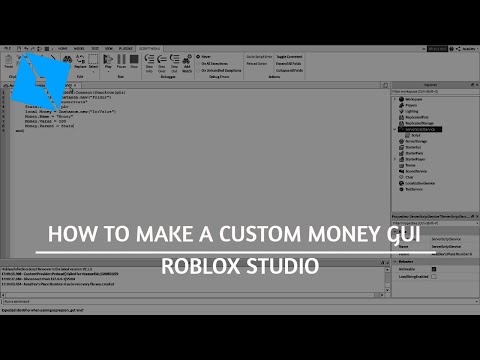 Roblox Studio How To Make A Custom Money Gui Youtube - money gui in roblox