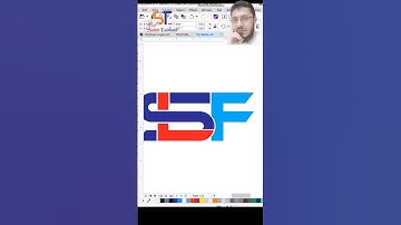 SLF Logo Design in CorelDraw #youtubeshorts #shorts #coreldraw_logo_design