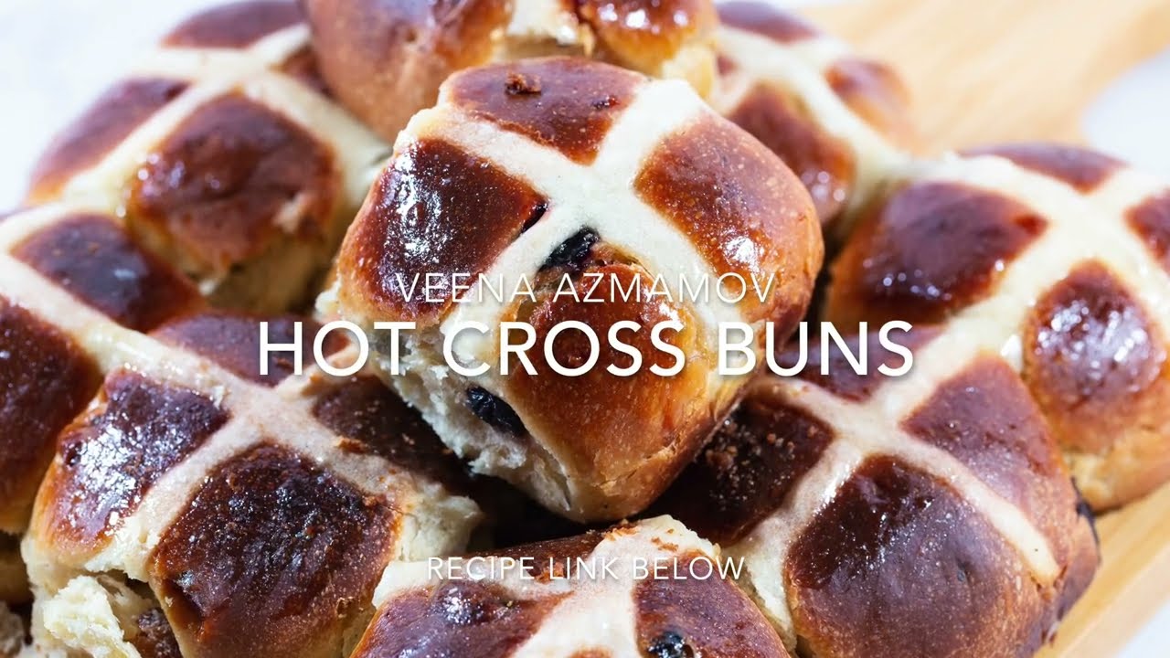 BUNさま専用 Simple and Easy Hot Cross Buns (Foolproof Recipe)- Veena Azmanov