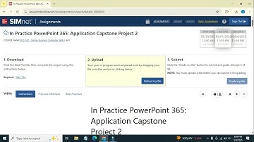 PowerPoint 365 In Practice | Application Capstone Project 2  Step-by-Step Tutorial & SIMnet Solution