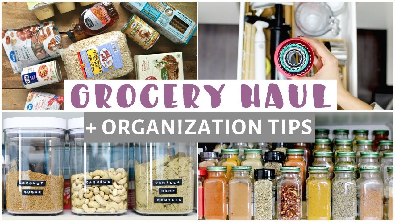 Holiday Grocery Haul & Kitchen Organizing Ideas! - YouTube
