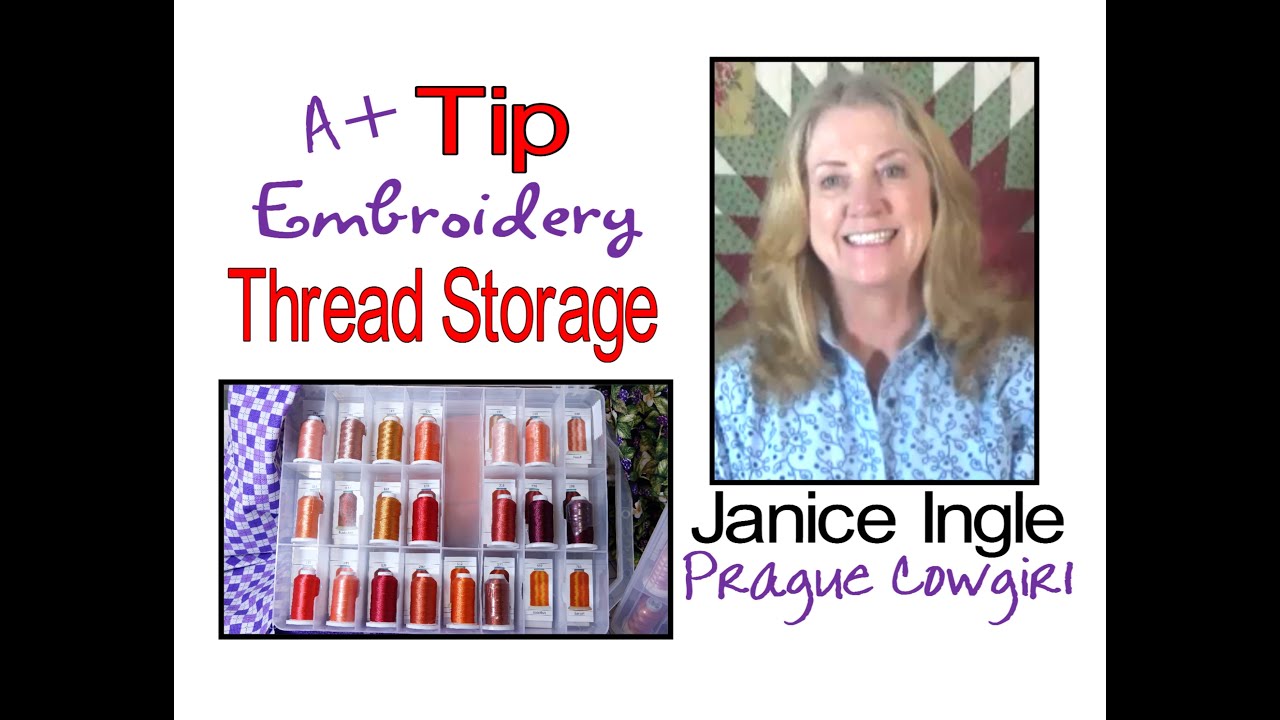 Embroidery Thread Organization & Storage - YouTube