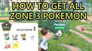 Pokemon Legends ZA ALL Wild Zone 3 Pokemon Locations 100% Completion Guide and Wild Zone 3 TM
