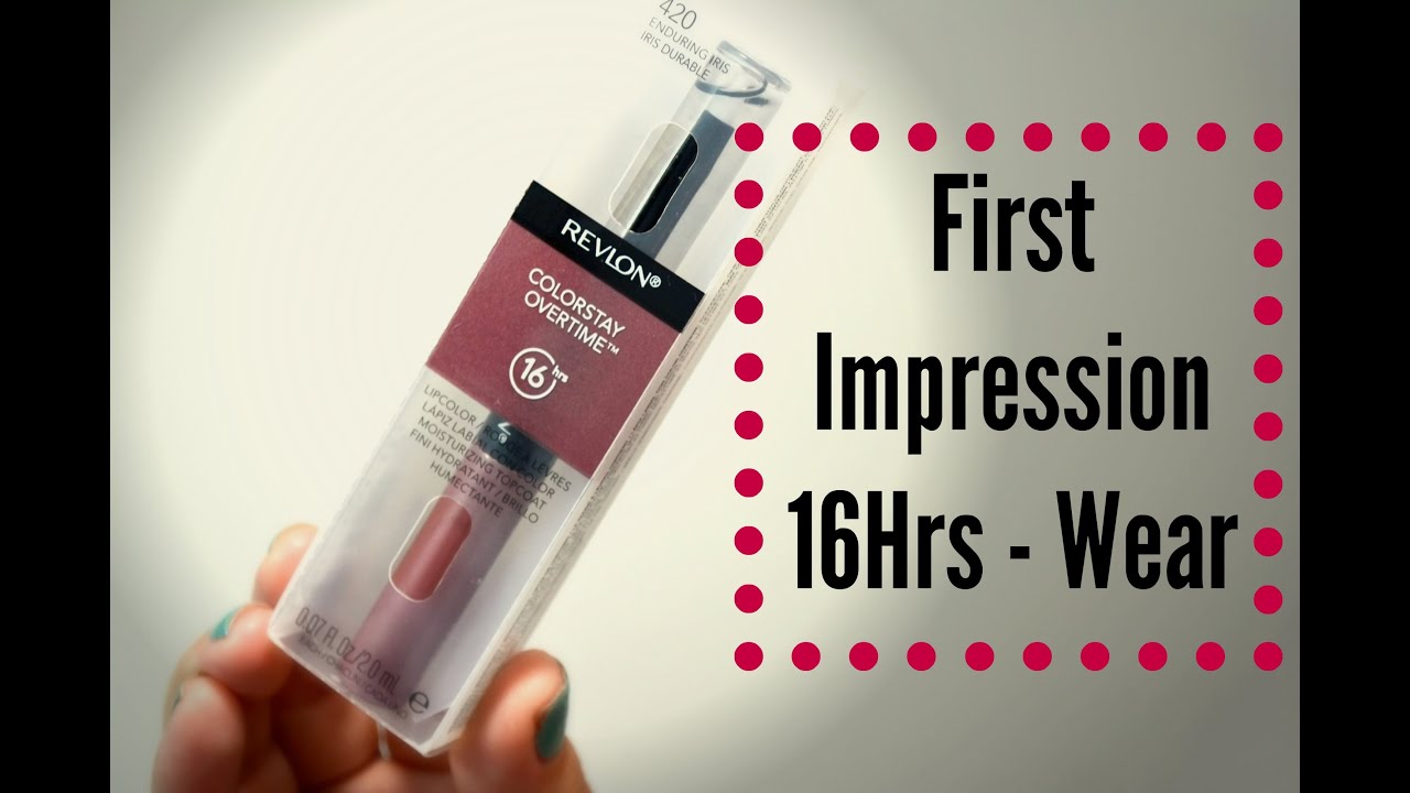 First Impression - Revlon 16hrs Wear