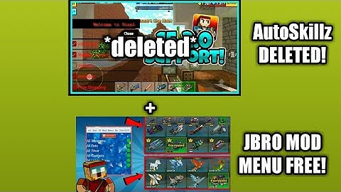 JBRO MOD MENU FREE😲! + AUTOSKILLZ DELETED?!?! | Pixel New$ #1