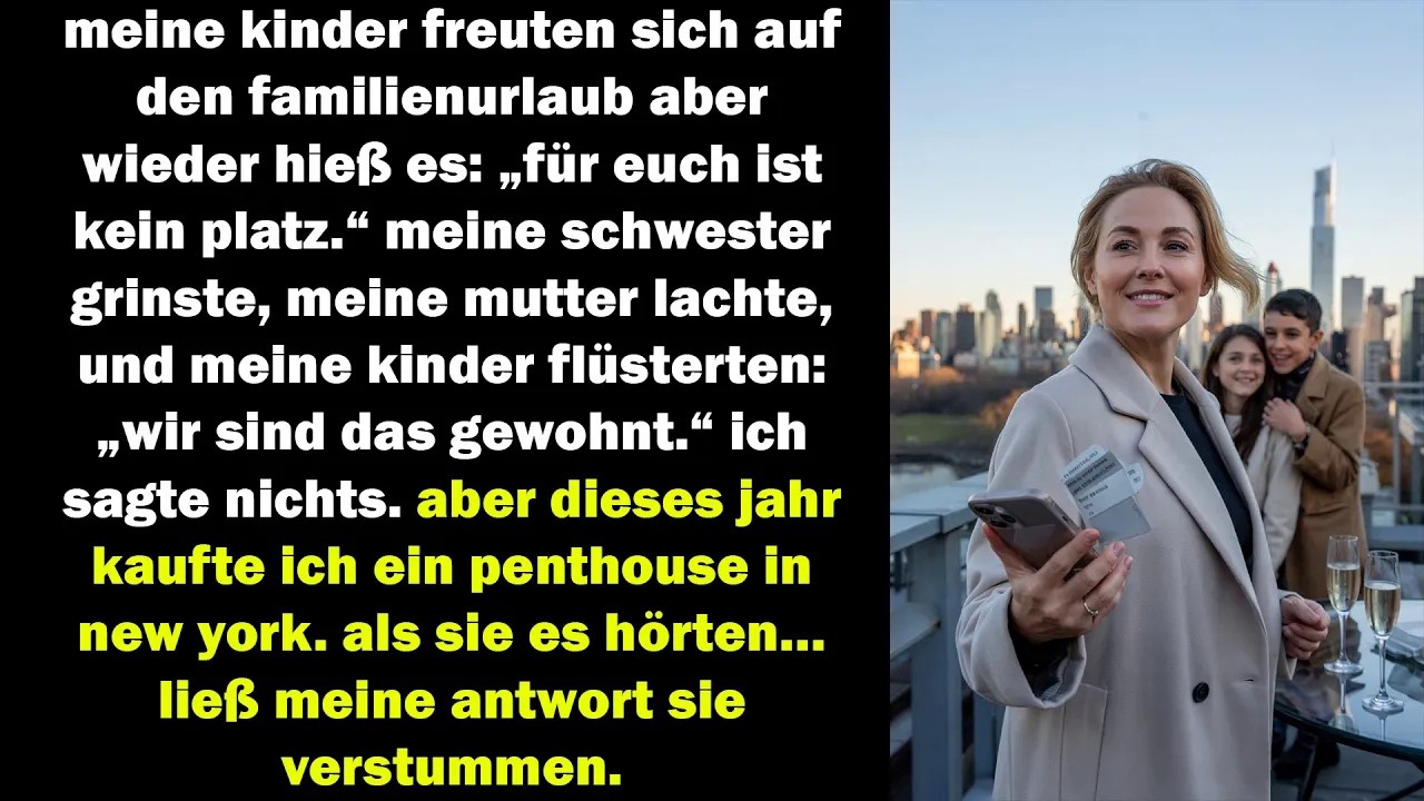 sie sagten： „für euch ist kein platz beim urlaub“ aber meine penthouse-nachricht ließ sie verstummen