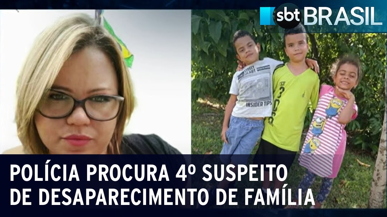 Polícia procura 4º suspeito de desaparecimento de família | SBT Brasil (23/01/23)