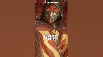 MK11 Sad Sub-Zero Lines #shorts