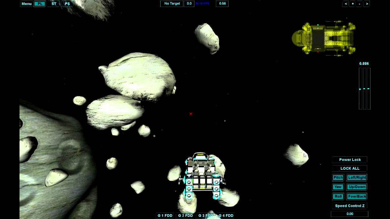 WARSpace spaceship maneuvering