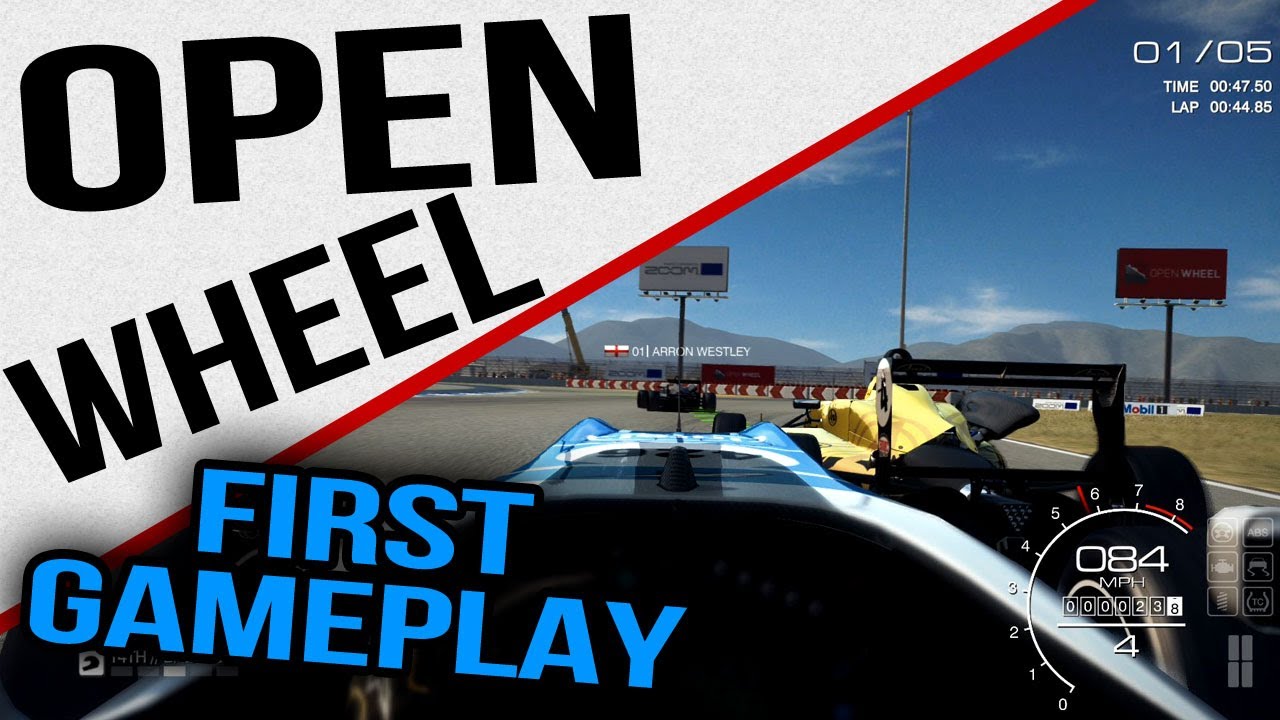 GRID: Autosport Open Wheel racing detailed with a trailer
