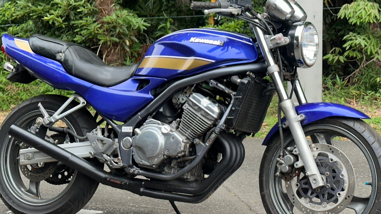 Kawasakiバリオス1型　エンジン カワサキ バリオス 1型 ヤフオク エンジン始動 - YouTube