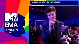 Shawn Mendes Accepts 'Best Artist' Award | MTV EMAs 2017 | MTV Music