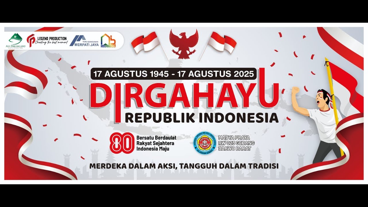 🔴LIVE JALAN SEHAT DALAM RANGKA HUT REPUBLIK INDONESIA KE-80 - RW 023 GEBANG DARWO BARAT - JEMBER